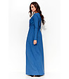 Памучна рокля в синьо Belinda-1 снимка