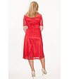 Дантелена рокля в червен нюанс Florence-1 снимка