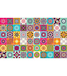 Ефектни многоцветни стикери за плочки - 60 бр.-0 снимка