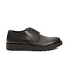 Черни мъжки кожени обувки Gonzaga-0 снимка