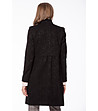 Дамско черно вълнено палто Shania-1 снимка
