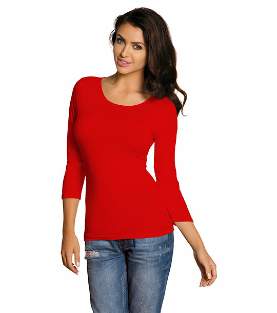 Дамска блуза Manati в червено снимка
