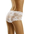 Бели дамски боксерки с дантела Luxa-3 снимка