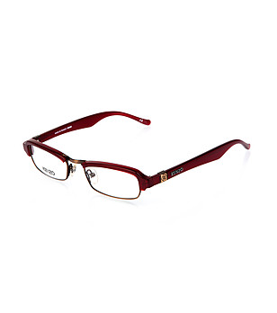 Дамски рамки за очила в цвят бордо снимка