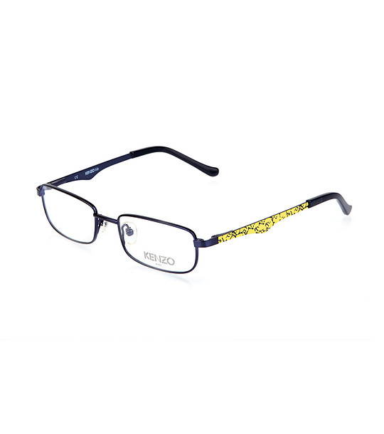 Мъжки диоптрични рамки за очила в синьо и жълто снимка