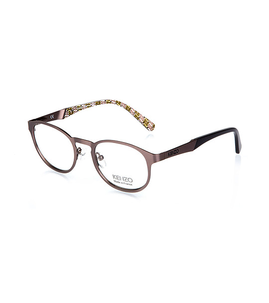 Метални дамски рамки за очила в цвят графит снимка