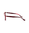 Тъмночервени дамски рамки за очила тип котешко око-2 снимка