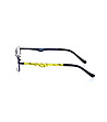 Мъжки диоптрични рамки за очила в синьо и жълто-2 снимка