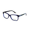 Мъжки рамки за очила в синьо с леопардови шарки-0 снимка