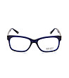 Мъжки рамки за очила в синьо с леопардови шарки-1 снимка