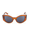 Дамски слънчеви очила тип котешко око в оранжев нюанс-1 снимка