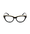 Черни дамски рамки за очила тип котешко око-1 снимка