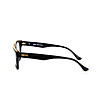 Черни дамски рамки за очила тип котешко око-2 снимка