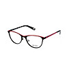 Дамски рамки за очила тип котешко око в черно и червено-0 снимка