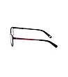 Дамски рамки за очила тип котешко око в черно и червено-2 снимка
