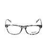 Прозрачни рамки за очила с черни шарки-1 снимка