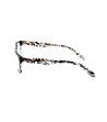 Прозрачни рамки за очила с черни шарки-2 снимка