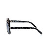 Дамски слънчеви очила в черно и бяло-2 снимка