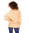 Дамски пуловер в цвят праскова Minelli-1 снимка