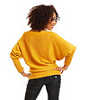 Дамски пуловер в цвят горчица Minelli-3 снимка