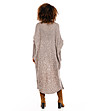 Дамска плетена жилетка в кафяв нюанс Emera-1 снимка