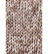 Дамска плетена жилетка в кафяв нюанс Emera-4 снимка