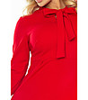 Червена рокля с връзки Samantha-4 снимка