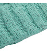 Дамска плетена шапка в нюанс на цвят тюркоаз Mania-1 снимка