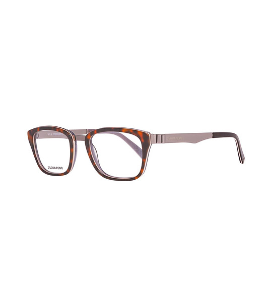 Кафяви мъжки рамки за очила с метални дръжки снимка