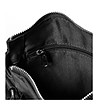 Черна кожена чанта за рамо-4 снимка