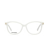 Дамски рамки за очила в цвят крем-2 снимка