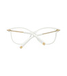 Дамски рамки за очила в цвят крем-3 снимка