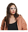 Дамски рамки за очила котешко око в цвят крем-0 снимка