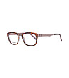 Кафяви мъжки рамки за очила с метални дръжки-0 снимка