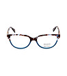Дамски рамки за очила в сини и кафяви нюанси-1 снимка