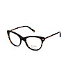 Пластмасови дамски рамки за очила в цвят хавана-0 снимка