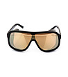 Черни unisex слънчеви очила тип маска-1 снимка