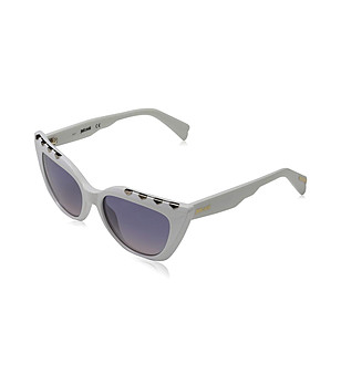 Сиви дамски слънчеви очила с тъмни лещи снимка