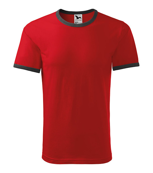 Памучна мъжка червена тениска Dean снимка