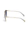Дамски сребристи слънчеви очила-2 снимка