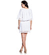 Ленена рокля в бяло Whitney-1 снимка