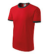 Памучна мъжка червена тениска Dean-2 снимка