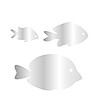 Комплект стикери с огледален ефект 23 бр. Fishes-1 снимка