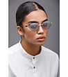 Дамски слънчеви очила котешко око в златисто и черно-1 снимка