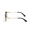 Дамски слънчеви очила котешко око в златисто и черно-2 снимка