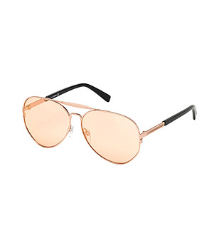 Unisex слънчеви очила авиатор в розовозлатисто снимка