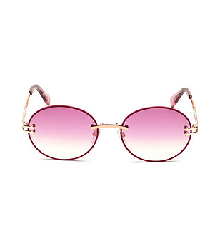 Дамски слънчеви очила в розово и златисто снимка