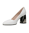 Дамски бели обувки Muria от естествена кожа-2 снимка