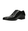 Мъжки кожени обувки в черно Dean-3 снимка