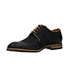 Мъжки черни обувки от естествена кожа Evan-3 снимка